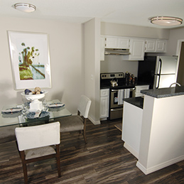 Two Bedroom Dining & Kitchen